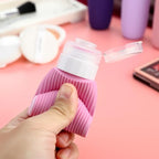 Travel Bottles for Toiletries (3 Ounces / Purple)