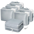 Clothes Storage Bag 6 Pack (Gray / 19L x 6 Pack)