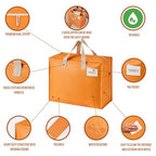 Heavy Duty Moving Bags (Autumn Orange / 13 Gallon-4 Pack)