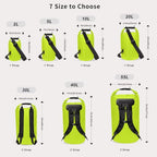 5L/10L/20L/30L/40L 600D Dry Bag Sack, Waterproof Floating Dry Gear Bags for Boating, Kayaking, Fishing, Rafting, Swimming, Camping and Snowboarding (Yellow, 30L) (30L / Yellow)