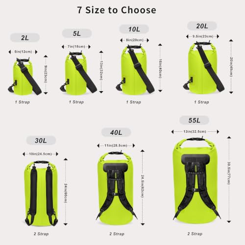 Dry Bag Waterproof (5L / Yellow)