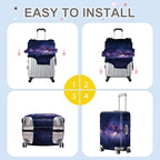 Galaxy Space Luggage Cover (#130 / S(fits 20-22inch suitcase))