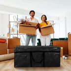 4 Pcs 96 Gallon Extra Large Moving Bags Heavy Duty Storage Bag (96 Gallon / Black)