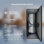 Travel Luggage Cup Holder (Gray)