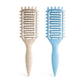 Curl Defining Brush for Curly Hair (1Pc Blue Beige)