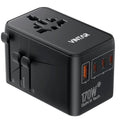 Universal Travel Adapter 170W GaN (170W Black)