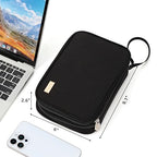Electronics Travel Organizer Cord Case (Large / Black)