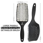 Curved Vented for Blow Drying (White / Large)
