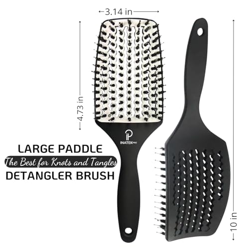 Curved Vented for Blow Drying (White / Large)