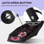 Compact Travel Umbrella (beauty plum (Auto))