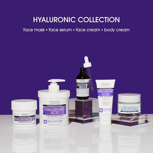 Hyaluronic Acid Moisturizer Body Cream W (3 - Hyaluronic Acid Body Cream / 16 Ounce (Pack of 1))