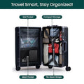Zipperless Check in Suitcase (Jet Black)