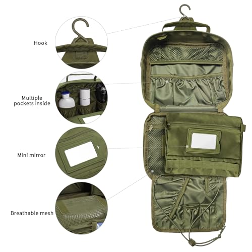 Hanging Toiletry Bag for Men (Green)