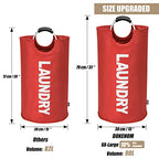 90L Large Laundry Basket Bag (Red / 90L)