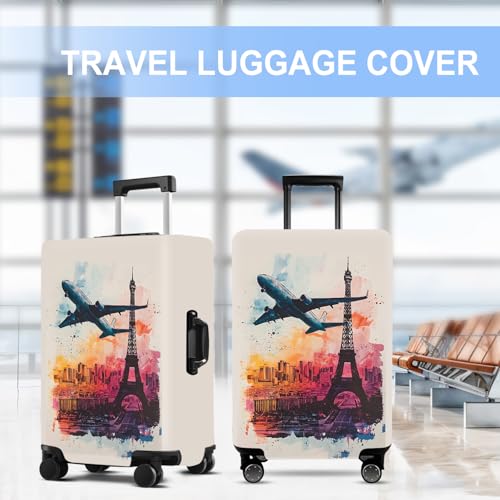Tower Luggage Cover Washable Suitcase Protector Anti (Tower-2 / S(20-22inch suitcase))