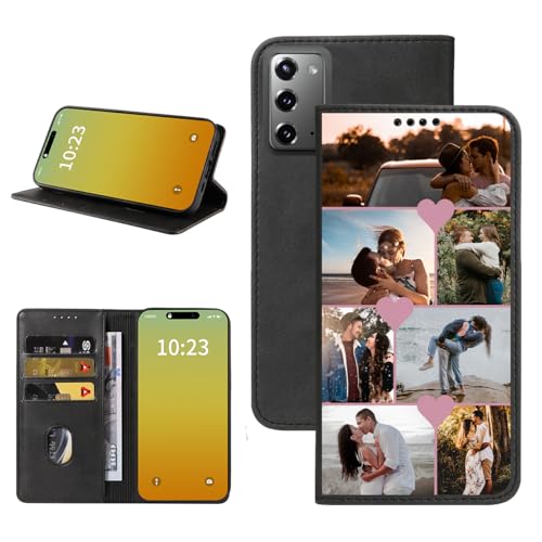 Custom Wallet Phone Case for Samsung Galaxy Note 20 (Galaxy Note 20 / Black-E)