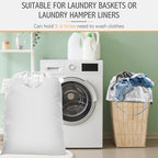 Extra Large Heavy Duty Laundry Bag (Extra Large Laundry Bag With Handles (White))