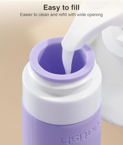 Travel Bottles for Toiletries 6 Pack (Purple)