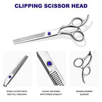 Kids Professional Hair Scissors Barber Shears 6.5 (Red2)