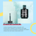 Beetles Green Gel Nail Polish (H - Creme Green | Forest Green)