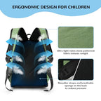 10L Small Size Casual Backpack for Kids Girls Boys Ages 3 (Army Green)