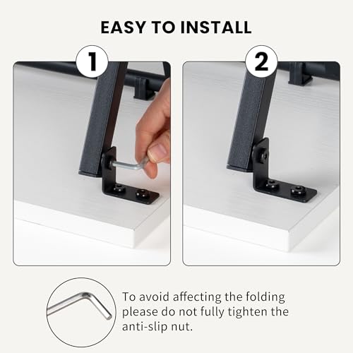 Foldable TV Trays (White-2pcs)