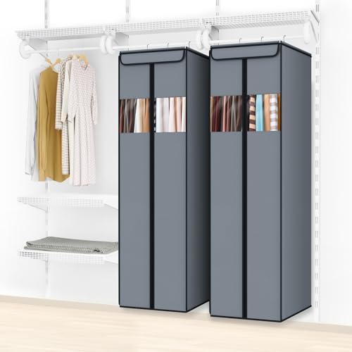 Long Dress Garment Bag Formal Gowns Gown Garment Bag 65 in (Grey / 65"-1 Pack)