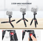 Mini Desk Camera Tripod with Cell Phone Holder