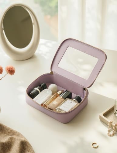 Clear Toiletry Bag 2 Pack (Purple / Dual Elegance)