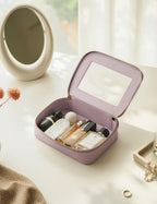 Clear Toiletry Bag 2 Pack (Purple / Dual Elegance)