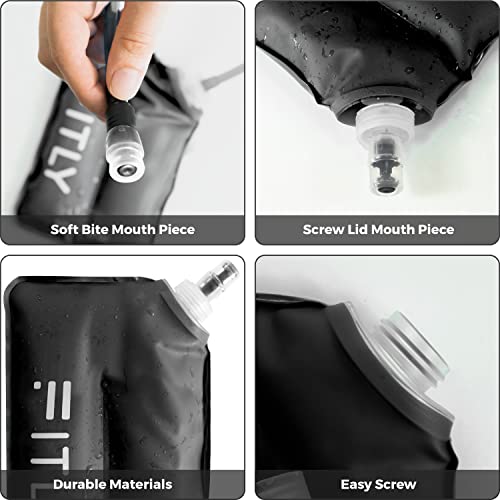 Soft Flask 37 oz (Black / 5.1 Ounces)