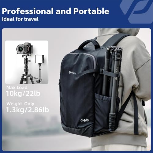 73" 185cm Carbon Fiber Travel Tripod for Camera (Black / 73" Plus (Carbon Fiber))