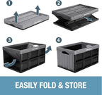 Collapsible Storage Bins (Ocean / 46l - 3 Pack)