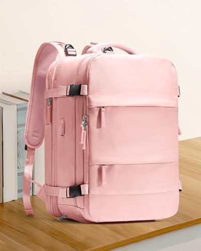 Large Travel Backpack For Women Men (45l / Pink)