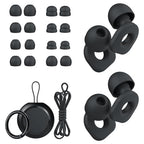 2 Pairs of Ear Plugs for Sleeping (Black)
