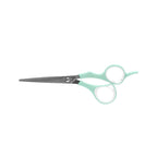 Cricket Style Xpress It's Mint To Be Hair Cutting Scissors - Sharp Micro-Serrated Beveled Blades, Stainless Steel Shears Hair Scissors - Wet & Dry Use, Barber Accessories - 5.75", Mint Green