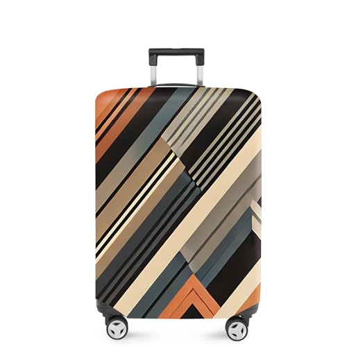 Modern Geometric Luggage Cover (#2 / S(fits 20-22inch suitcase))