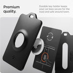 Air Fit Key Card Holder Designed for Tesla with AirTag Slot (Carbon - AirTag Slot)