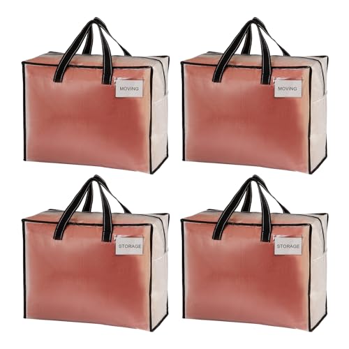 Heavy Duty Moving Bags (Clear / 13 Gallon-4 Pack)