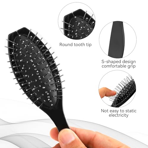 Wig Brush Set (Black - Combo A)