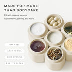 Travel Containers (Sand / Bodycare (Set of 6))