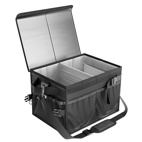 Grill Caddy with Lid (Black-with lid)