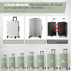 Travel Luggage Cover (Cyan / 28-29 inch)