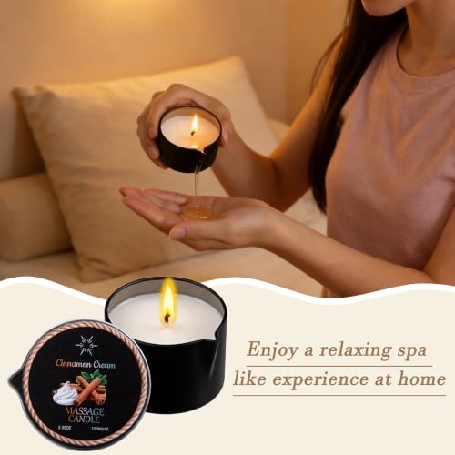 3 Pack Low Temperature Massage Oil Candle Set