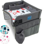 Travel Tray Toddler Car Seat Lap Tray (Red/Gray)