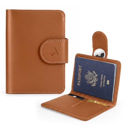Passport Holder for Travel (Caramel)