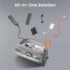 Electronic Organizer Travel Case (Gray / Medium)
