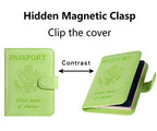 Passport Holder Cover Wallet RFID Blocking (Apple green / Passport Covers)