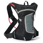 Moto Hydro 4L Adventure Fit Hydration Pack with 3.0L (4L, Black Grey, Adventure Fit)