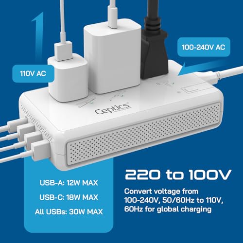 220V to 110V Converter (Beige)